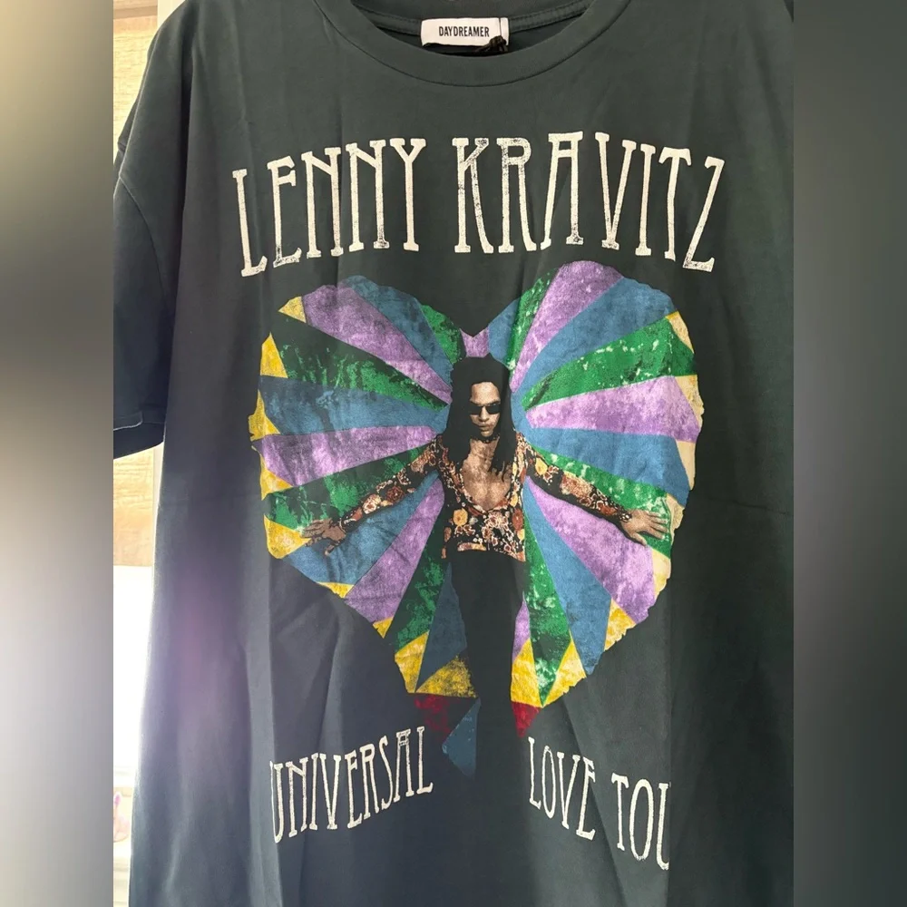 💓Daydreamer Lenny Kravitz Universal Love Tour T Sz L💓 - Picture 2 of 5